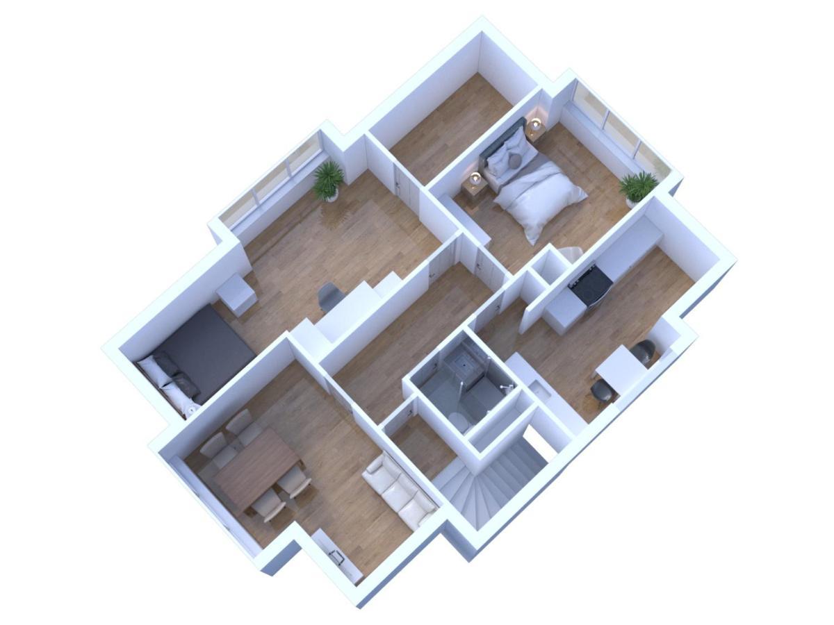 Schoenes City-Apartment Mit 2 Schlafzimmer, Parkplatz, Ruhig Und Hell, D46-Dg Ольденбург Екстер'єр фото